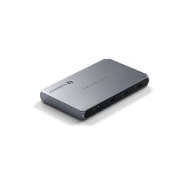 Satechi Thunderbolt 4 Slim Hub Pro (3x Thunderbolt 4 Downstream Ports up to 40 Gbps, 15W,2x 4K at 60Hz or 1x 8K at 30Hz or (1x) 6K on Mac) - Silver