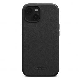 Woolnut Leather Case for iPhone 15 - Black