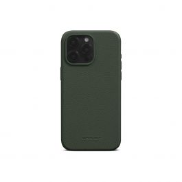 Woolnut Leather Case for iPhone 15 Pro Max - Green