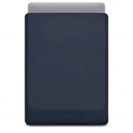 Кожен протектор за MacBook Pro 14" от Woolnut - син