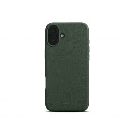 WOOLNUT Leather Case for iPhone 16 Plus - Green
