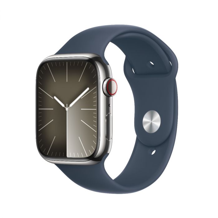 Apple Watch Series 9 GPS + Cellular 45mm Silver корпус от стоман