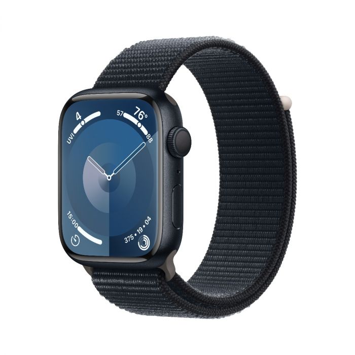 Apple Watch Series 9 GPS 45mm Midnight алуминиев корпус с каишка Apple Watch Series 9 GPS 45mm Midnight алуминиев корпус с каишка