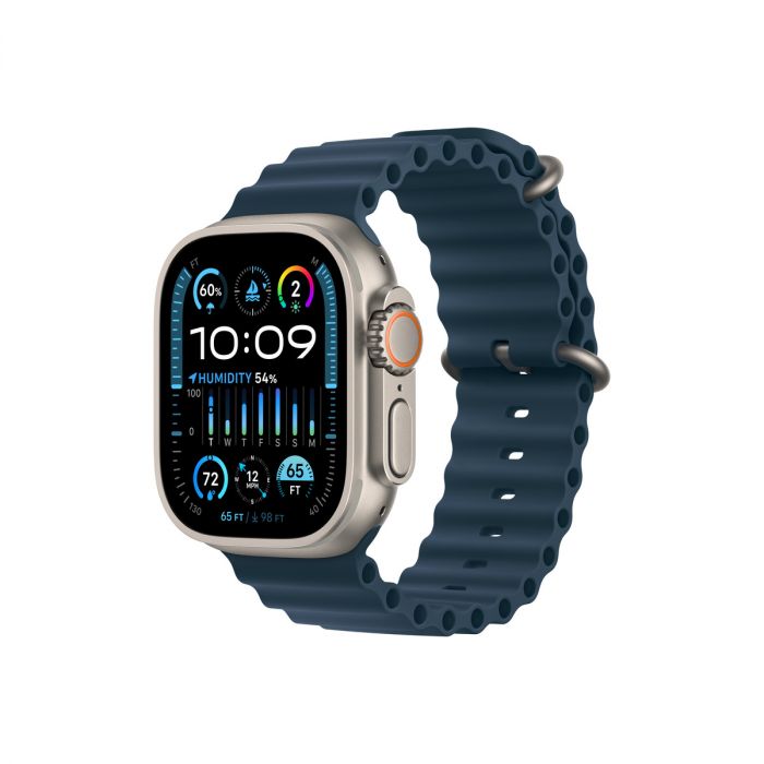 送料無料◆2025新品  + GPS 2 Ultra Watch Apple Cellular, Blue с титан от Корпус 49mm スマートウォッチ本体
